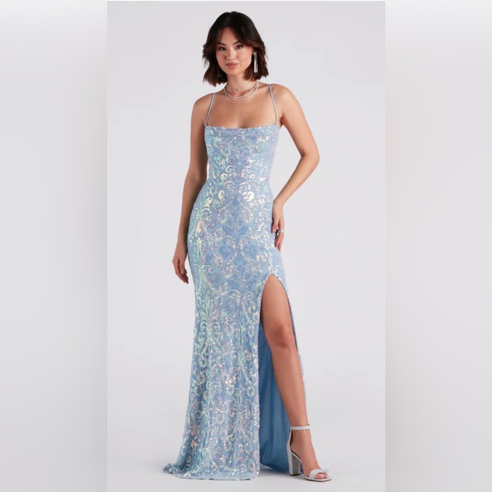 Gabrielle Formal Sequin Long Dress| Size: Medium